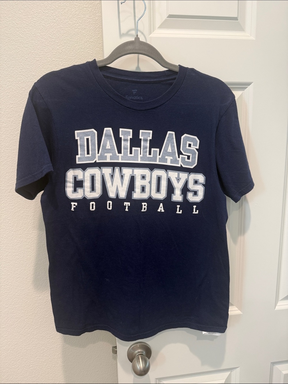 Dallas Cowboys Navy Blue Football T-Shirt